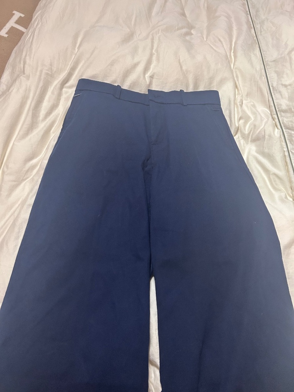 Spanx twill wide leg pants